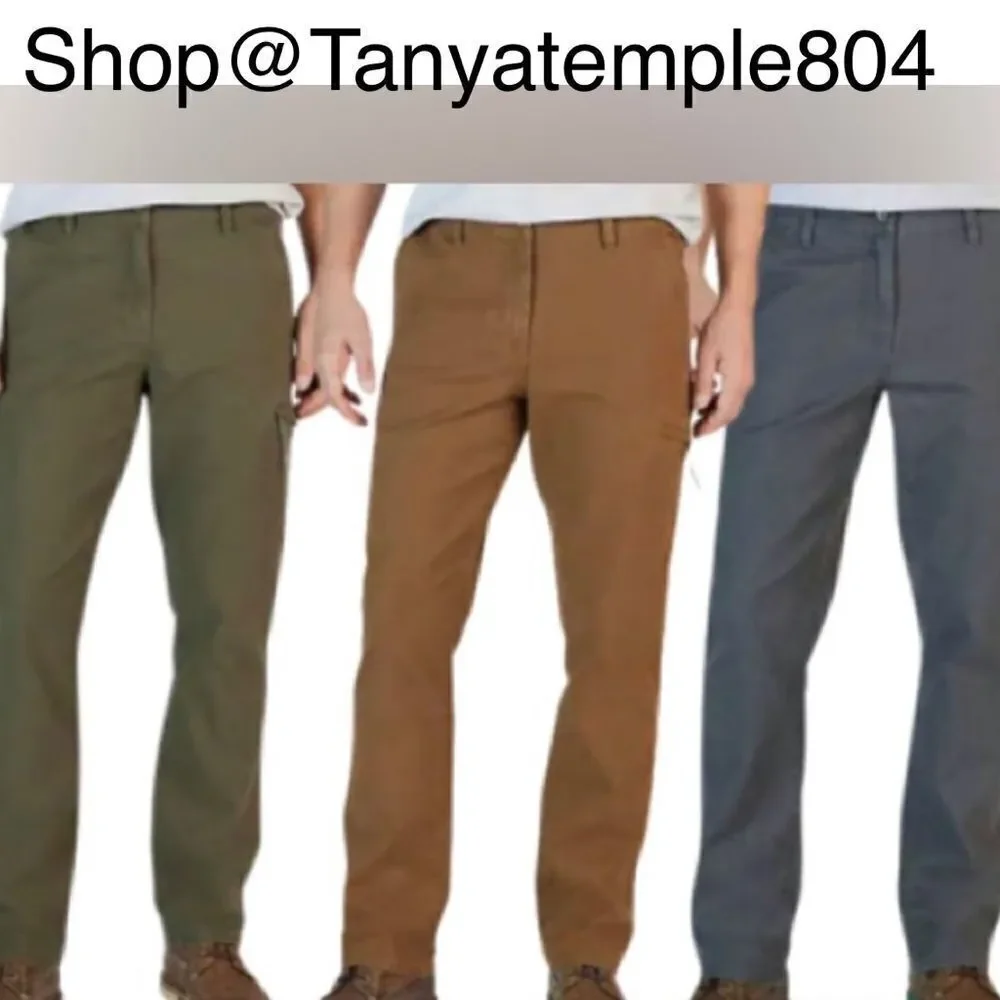 Weatherproof Vintage Men’s Flex Utility Pant Bundle Green Brown Gray #18